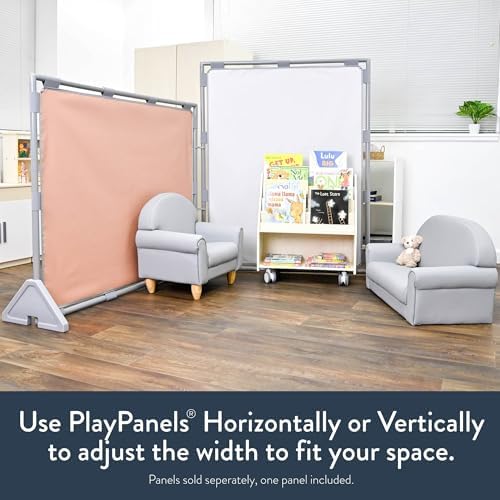 Children's Factory PlayPanel Room Divider 59.5" x 47.5", Glacier Gray - Image 2
