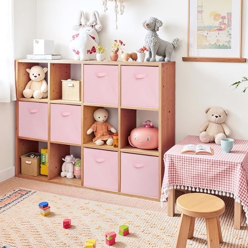 Cupic Cupid 6-Pack 13x13 Cube Storage Bins, Storage Cube Organizer, Pink - Image 2