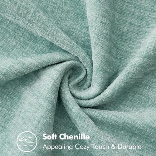 MIULEE Decorative Couch Throw Pillow Covers 20x20 Inch Coastal Light Blue - Image 3