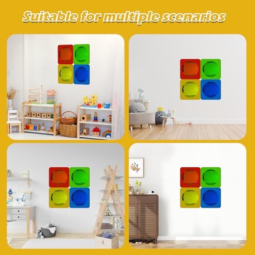 4 Pcs Sensory Wall Bubble Mirrors for Kindergarten Sensory Room - Image 7