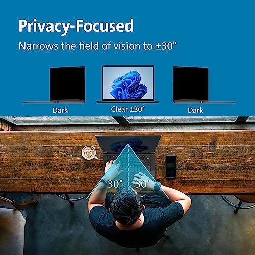 Kensington MagPro™ Magnetic Laptop Privacy Screen 16 inch, Removable 16:10 Laptop Privacy Filter Shield, Anti-Glare, Blue Ray Reduction, Compatible with HP/Dell/Acer/Asus/Lenovo (K55256WW) - Image 4