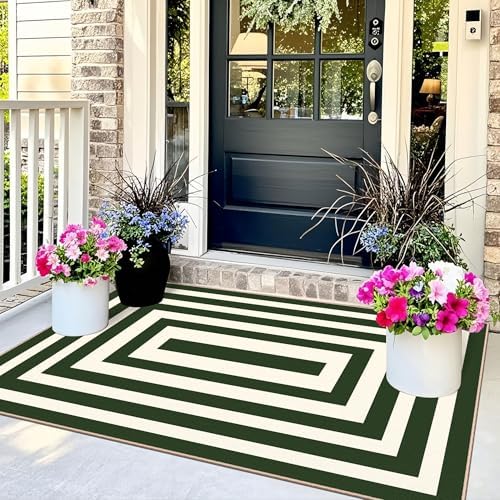 3x5 Modern Entry Rug - Washable Indoor Outdoor Mats for Front Door - Image 4