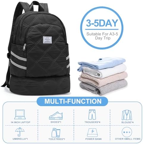 SYCNB Travel Backpack For Women Men Airline Approved Carry On Backpack Flight Approved Waterproof Sports Luggage Backpack Casual Daypack Small Hiking Backpack - Image 2