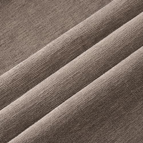 MIULEE Brown Chenille Couch Throw Pillow Covers, 18x18 - Image 2
