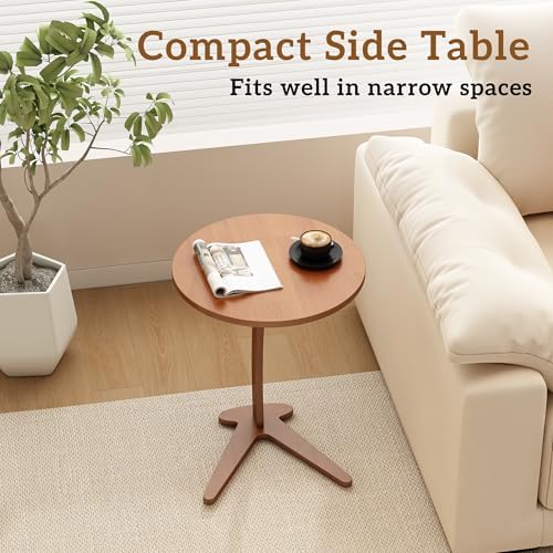 15 '' Couch Tables that Slide Under, C Shaped End Table, (Medium) - Image 6