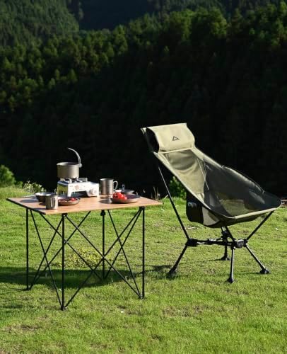 iClimb Ultralight Compact Camping Folding Table (Reinforced Nature - XL) - Image 2