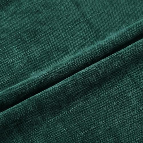 Set of 4 Soft Textured Decorative Throw Pillow Covers 20x20 Inch Cozy Farmhouse Cushion Cover Square Accent Pillow Cases for Bed Couch Sofa Living Room, Dark Teal - Image 5