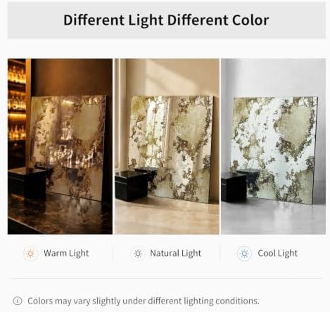 LiveInUrban Acrylic Antique Mirror Wall Panels, Humidity Wall - Image 3