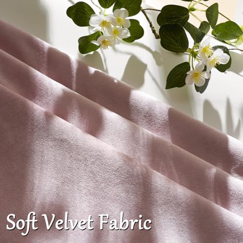 GIGIZAZA Sweet Lilac Velvet Throw Pillow Covers 24x24 Pack of 2 - Image 5