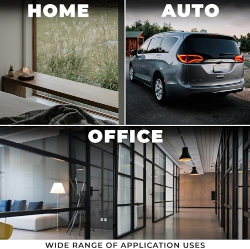 VViViD One-Way Perforated Black Vinyl Privacy Window Film Adhesive Glass Wrap Roll (50ft x 54 inches) - Image 6