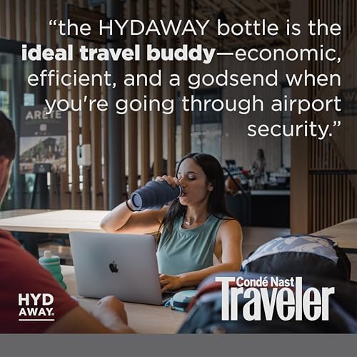 HYDAWAY 25oz Collapsible Water Bottle, Packable Leakproof for Travel - Image 6