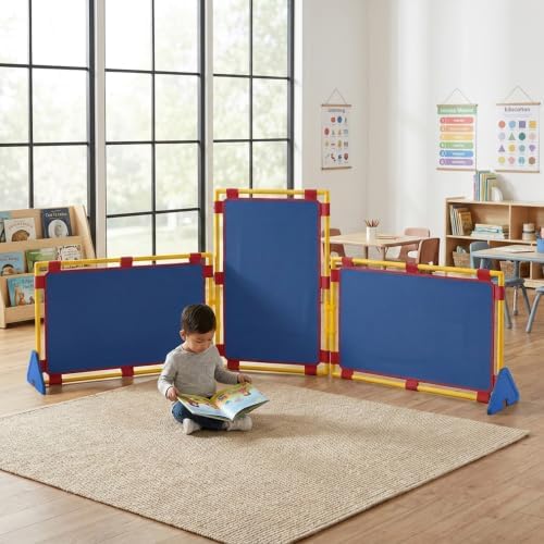 Children's Factory PlayPanel Room Divider 47.5" x 30.5", Blue, 3 by ChildrensFactory