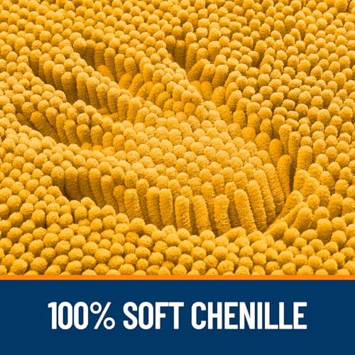 OLANLY Bathroom Runner Rugs 47x17, Extra Soft Absorbent Chenille Bath Rugs - Image 3