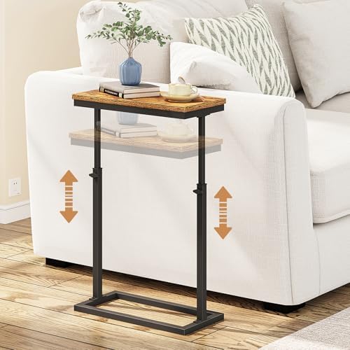 TUTOTAK End Table, Side Table, Tall Couch Table, Sofa Table by ChoosetutotakFurnitureBuildYourCozyHome