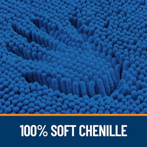 OLANLY Bathroom Runner Rugs 47x17, Extra Soft Absorbent Chenille Bath Rugs - Image 3