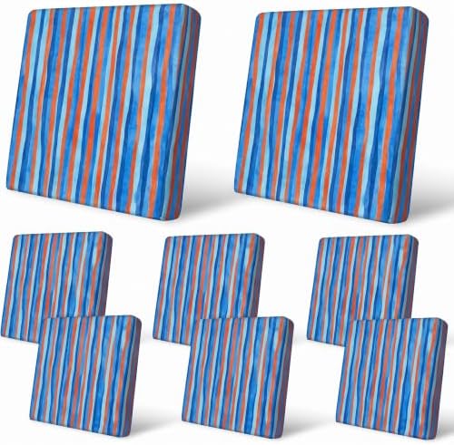 8Pcs Patio Cushion Covers Stretch Outdoor Furniture Protector Slipcovers by pickyNproud