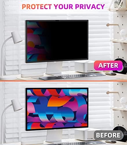 PYS Privacy Screen for iMac 24 Inch 2021/2023/2024 (M1/M3/M4 chip), Reusable & Removable, Privacy Filter for iMac All-in-One Desktop Computer and Anti-Glare Protector - Image 5
