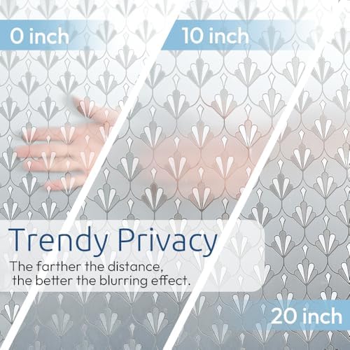 rabbitgoo Privacy Window Film Frosted Glass, 23.6" x 78.7" - Image 2