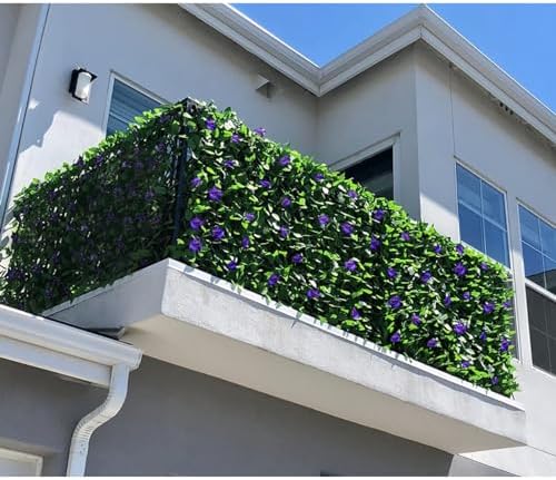 Expandable Fence Privacy Screen for Balcony Patio Outdoor,Decorative Faux Ivy Fencing Panel,Artificial Hedges (Single Sided Leaves)… - Image 4