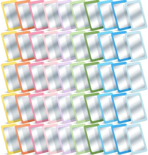 Dandat 50 Pcs 6x4 Shatter Proof Unbreakable Kids Mirrors, Macaron Color by Dandat