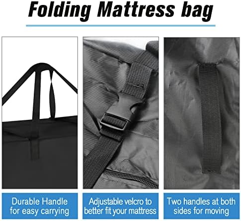 4 Inch Single Tri Folding Mattress Storage Bag for Tri Fold Mattress - Image 2
