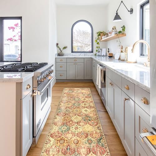 Lahome Moroccan Hallway Rug, 2'5''x8' Soft Washable Kitchen Runner Rugs - Image 4