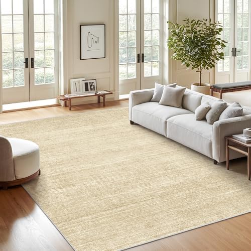 Valenrug 8x10 Area Rugs for Living Room, Large Washable Rug Non Slip, Tan - Image 3