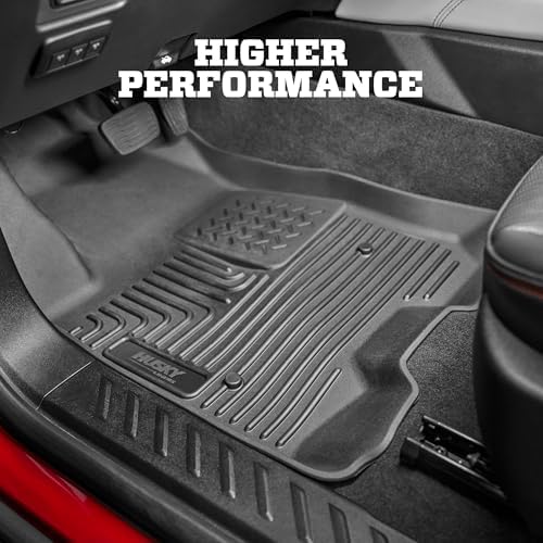 Husky Liners Weatherbeater Floor Mats | Fits 2014-2019 Toyota Highlander | 2nd Row, 2-pc Black - 11761 - Image 3