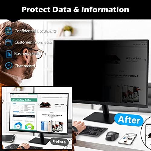 FILMEXT 2 Pack 23.8 inch Computer Privacy Screen Filter - Image 5
