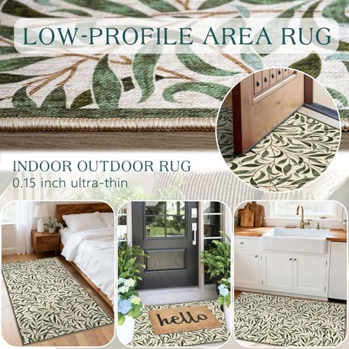 Boho Outdoor Rug - 28" x 43" Front Door Mat Indoor Outside Entrance - Image 5