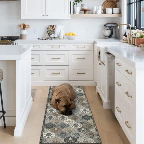 Lahome Moroccan Washable Runner Rug, 2x6 Soft Kitchen Runner Rug Non Slip - Image 5