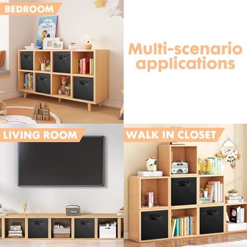 ShellKingdom Storage Bins, Foldable Fabric Storage Cubes And Cloth Storage - Image 6