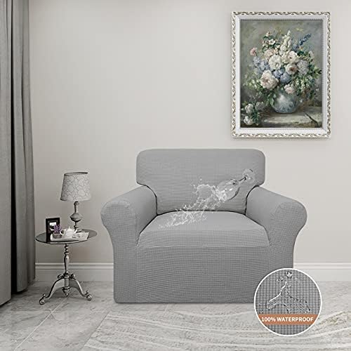 Easy-Going 100% Waterproof Chair Couch Cover, Stretch Jacquard Sofa Cover - Image 2