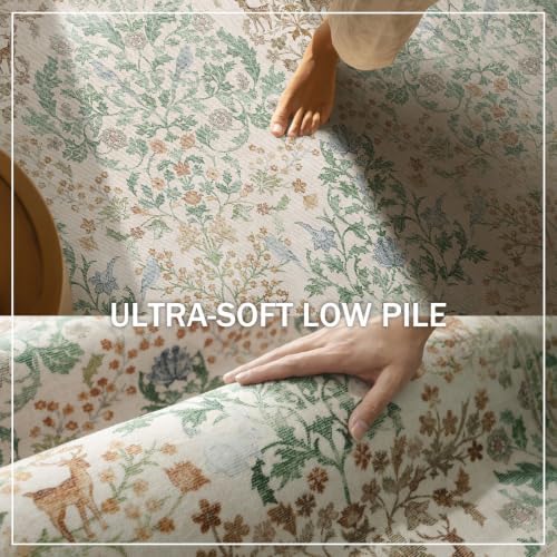 2x3 Washable Small Rugs for Entryway: Door Mat Indoor Entrance Throw Area Rug Non-Slip Low Pile Soft Kitchen Rug for Front Door Indoor Entrance Entry Bedside Kids Room - Image 5