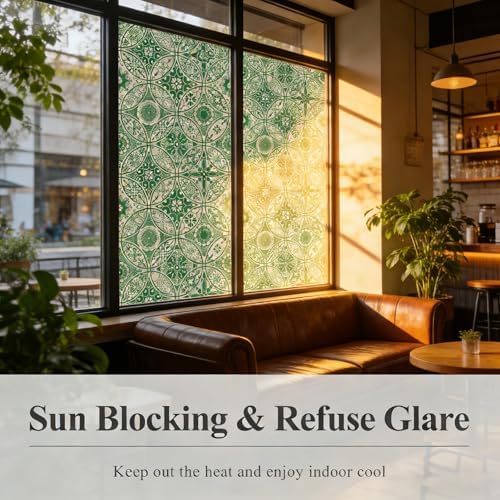 OHTMERU Stained Glass Window Privacy Film Decorative - Image 2