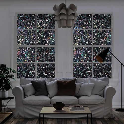 LEMON CLOUD Blackout Window Privacy Film with Tools, 11.8″ x 78.7″ - Image 4
