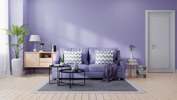 393"x17.7" Peel and Stick Wallpaper Solid Color Purple Contact Paper Self Adhesive Removable Wallpaper for Wall Covering Vinyl Rolls - Image 8