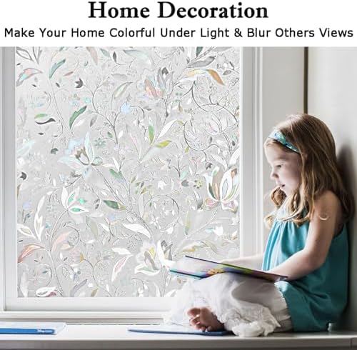 Kromapolis Privacy Window Film, Stained Glass Decorative, 17.5″ x 157.4″ - Image 4