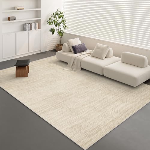 Valenrug 8x10 Area Rugs for Living Room, Large Washable Rug Non Slip, Beige - Image 3