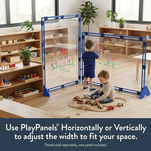 Children's Factory PlayPanel Room Divider 59.5" x 47.5", Clear - Image 2