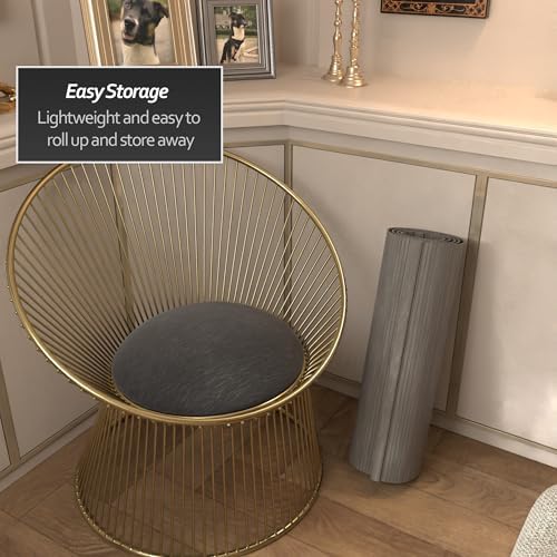 Red Lantern 2 ft. Short Bamboo Wave Screen - Grey - Image 5