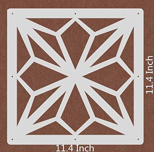 White Hanging Room Divider,12 Pieces Wood-Plastic DIY Panel Screens Partition Wall Dividers Room Decoration with All Accessories 11.4x11.4 Inch - Image 5