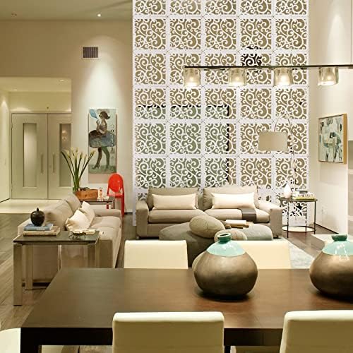 ANMINY Hanging Room Divider Panels, 24 PCS White - Image 5