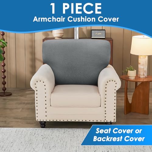 XINEAGE 1 Piece XL Stretch Couch Cushion Covers Individual Sofa Slipcovers - Image 4