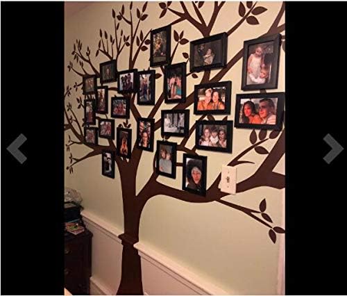 Giant Family Photo Tree Wall Decal Wall Sticker Vinyl Mural Art for Home Decor Room Decor (Black) - Image 5
