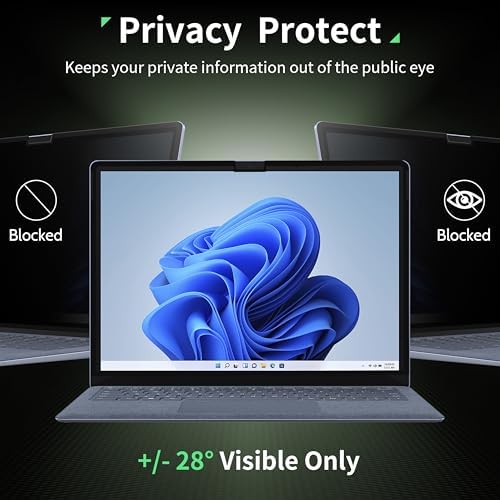 Nano Privacy Screen Protector for Microsoft Surface Pro 7+/7/6/5/4/3 - 12.3 In Reusable Surface Pro 7 Screen Protector Anti Glare Film, Anti Blue Light Filter, Removable Shield, Bubble Free Guard - Image 4