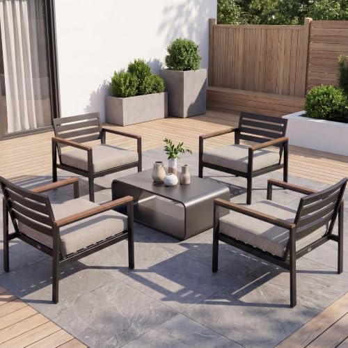 4Pcs Patio Cushion Covers Stretch Outdoor Furniture Protector Slipcovers - Image 6