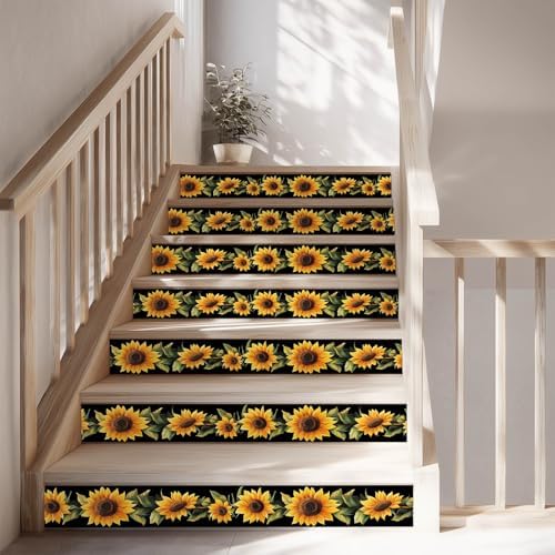 IVN Wallpaper Border Peel and Stick Wall Sunflowers 4x196 Inch - Image 4
