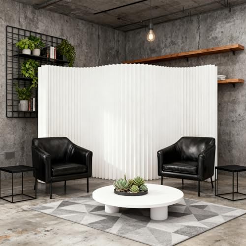 Paper Room Divider Wall Folding Accordion,Retractable Partition Screen - Image 2