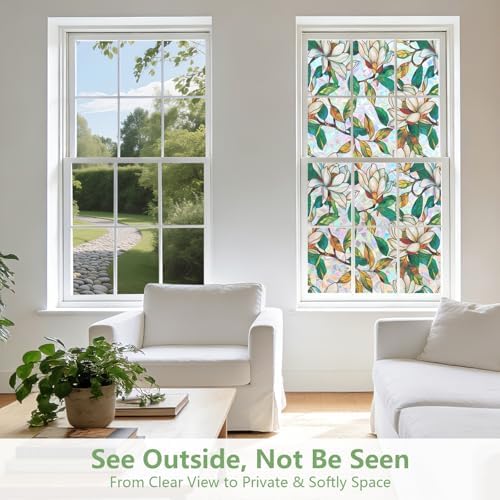 Kromapolis Window Privacy Film, Stained Glass Sticker, 29.5" x 78.7" - Image 4